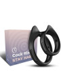 ARMONY - DUALRING ANILLO DOBLE ELÁSTICO NEGRO
