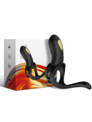 ARMONY - JOY JUMPER ANILLO VIBRADOR PAREJAS & PLUG ANAL CONTROL REMOTO NEGRO