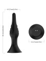 ARMONY - VIBRADOR & PLUG ANAL CONTROL REMOTO NEGRO