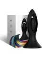 ARMONY - VIBRADOR & PLUG ANAL SILICONA NEGRO
