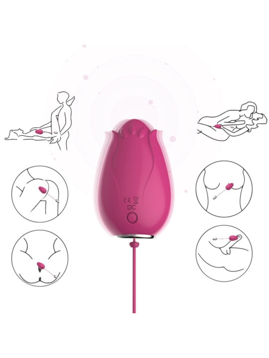 ARMONY - MANDALA HUEVO VIBRADOR PUNTO G CONTROL REMOTO FUCSIA
