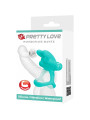 PRETTY LOVE - DANTE ANILLO VIBRADOR RABBIT VERDE