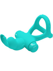 PRETTY LOVE - FIGGY ANILLO VIBRADOR RABBIT VERDE