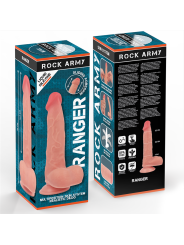 ROCKARMY - RANGER DILDO REALISTA DUAL DENSITY LIQUID SILICONE 22 CM -O- 3.6 CM