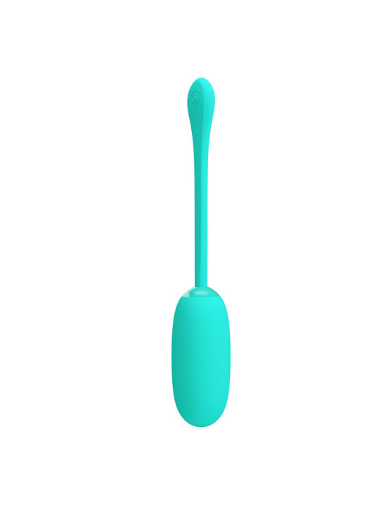 PRETTY LOVE - JULIUS HUEVO VIBRADOR IMPERMEBLE & RECARGABLE VERDE AGUA
