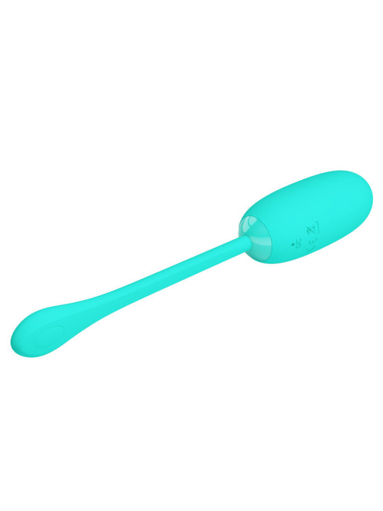PRETTY LOVE - JULIUS HUEVO VIBRADOR IMPERMEBLE & RECARGABLE VERDE AGUA
