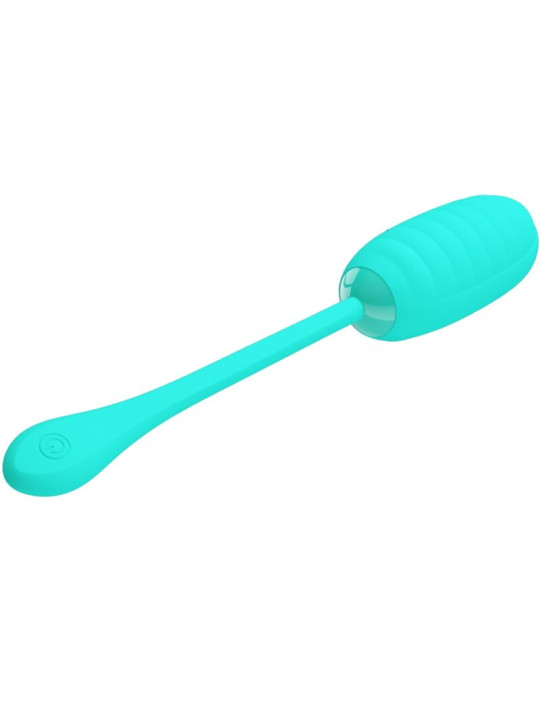 PRETTY LOVE - KIRK HUEVO VIBRADOR RECARGABLE VERDE AGUA