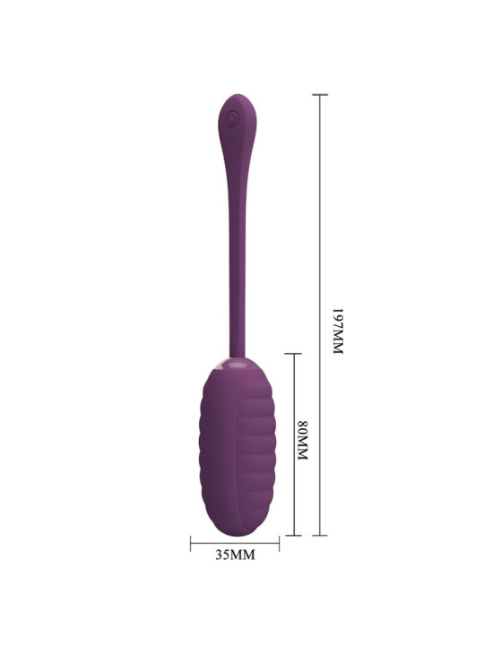 PRETTY LOVE - CASPER HUEVO VIBRADOR RECARGABLE MORADO