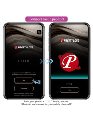 PRETTY LOVE - CASPER HUEVO VIBRADOR RECARGABLE MORADO