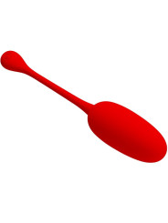 PRETTY LOVE - KNUCKER HUEVO VIBRADOR RECARGABLE ROJO