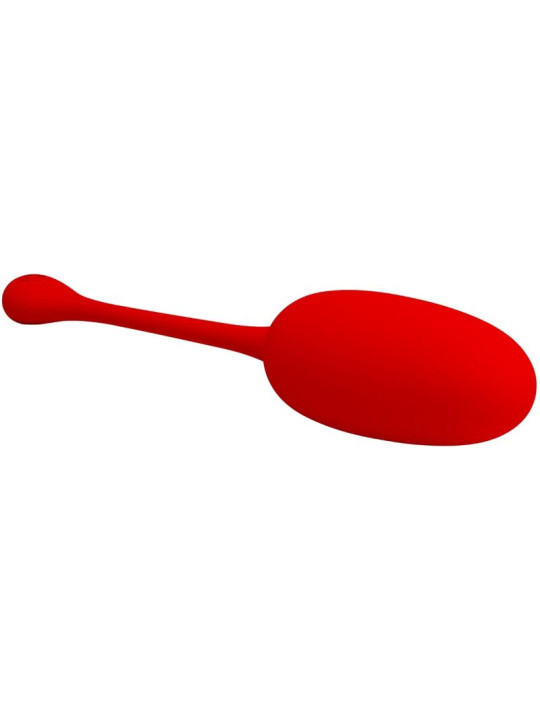 PRETTY LOVE - KNUCKER HUEVO VIBRADOR RECARGABLE ROJO