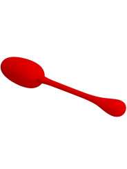 PRETTY LOVE - KNUCKER HUEVO VIBRADOR RECARGABLE ROJO