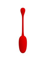 PRETTY LOVE - KNUCKER HUEVO VIBRADOR RECARGABLE ROJO