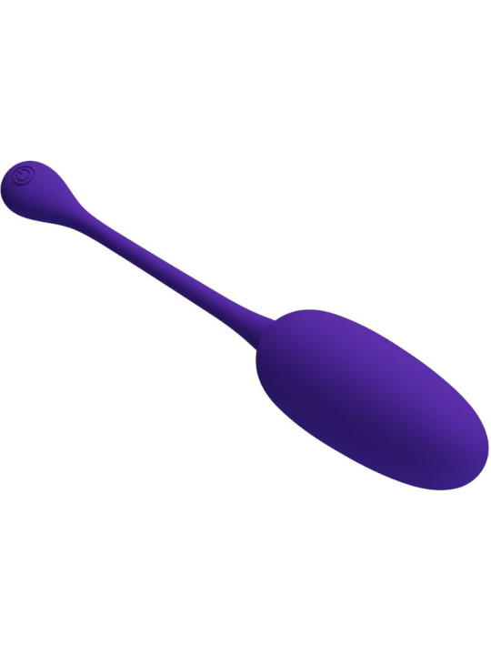 PRETTY LOVE - KNUCKER HUEVO VIBRADOR RECARGABLE LILA
