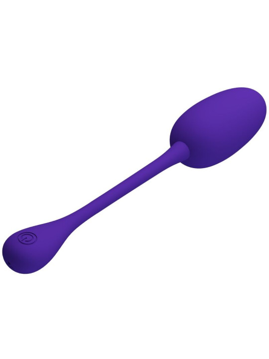 PRETTY LOVE - KNUCKER HUEVO VIBRADOR RECARGABLE LILA