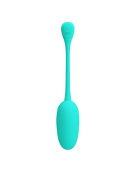 PRETTY LOVE - KNUCKER HUEVO VIBRADOR RECARGABLE VERDE AGUA