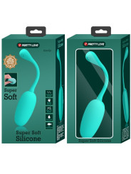 PRETTY LOVE - KNUCKER HUEVO VIBRADOR RECARGABLE VERDE AGUA