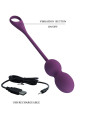 PRETTY LOVE - ELVIRA KEGEL BALLS APP CONTROL REMOTO MORADO