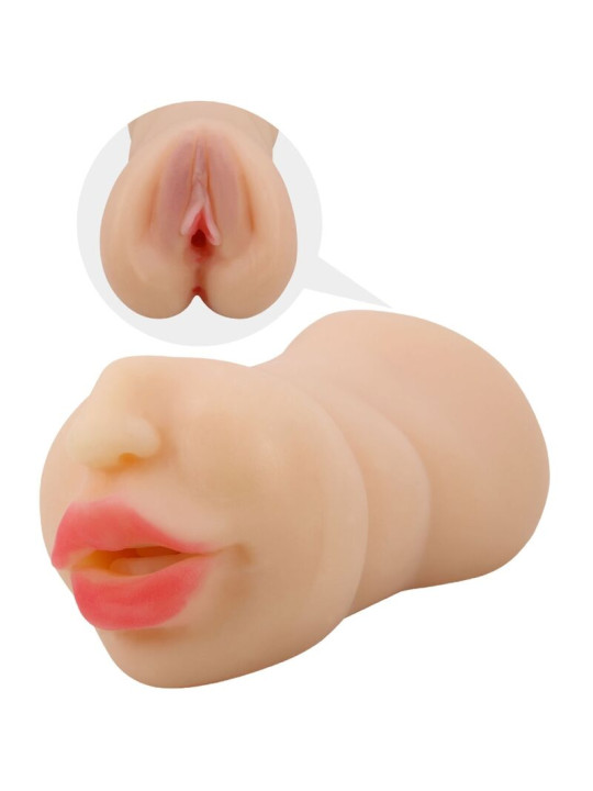 CRAZY BULL - ZOEY MASTUBADOR EN FORMA DE VAGINA DOBLE ENTRADA