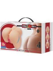 CRAZY BULL - VAGINA Y ANO REALÍSTICOS VIBRADOR MILA
