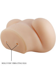 CRAZY BULL - VAGINA Y ANO REALÍSTICOS VIBRADOR LUNA