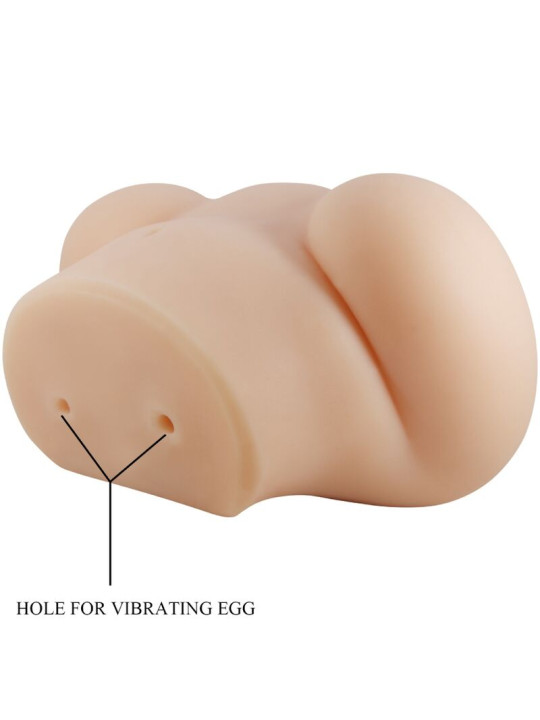 CRAZY BULL - VAGINA Y ANO REALÍSTICOS VIBRADOR LUNA