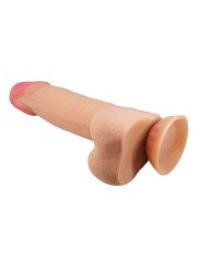 PRETTY LOVE - SLIDING SKIN SERIES DILDO REALÍSTICO CON VENTOSA PIEL DESLIZANTE 21.8 CM