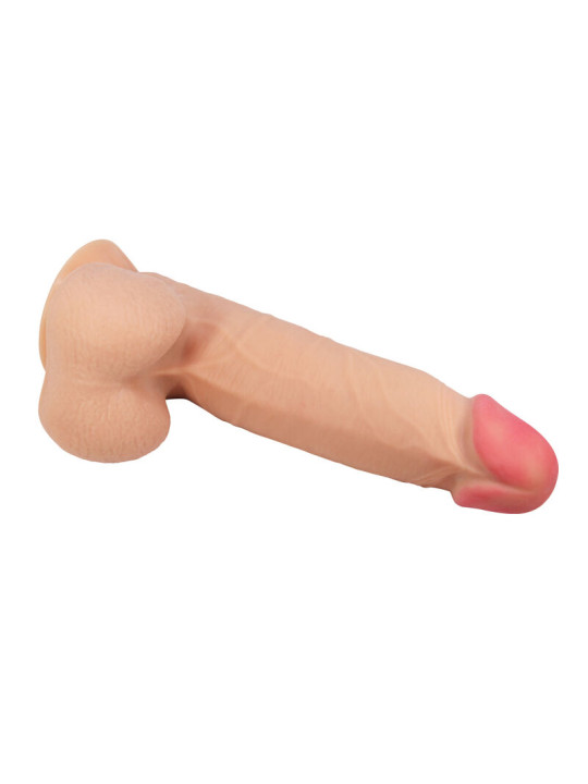 PRETTY LOVE - SLIDING SKIN SERIES DILDO REALÍSTICO CON VENTOSA PIEL DESLIZANTE 21.8 CM