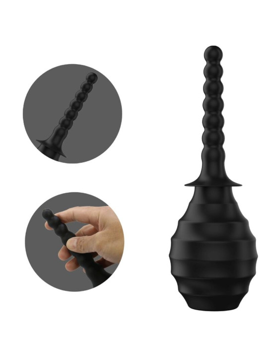 MR PLAY - DUCHA ANAL BLKM7 SUPER POWER NEGRO