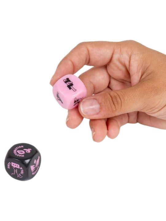 Secret Play Foreplay Fanatics: juego de 2 dados