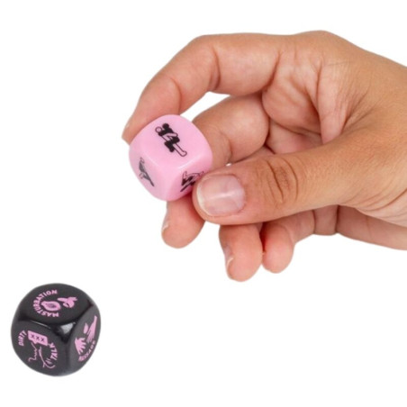Secret Play Foreplay Fanatics: juego de 2 dados
