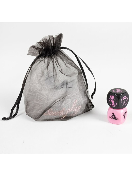 Secret Play Foreplay Fanatics: juego de 2 dados