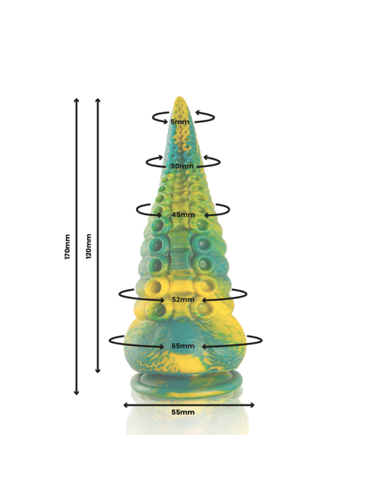 EPIC - CETUS DILDO TENTÁCULO VERDE TAMAÑO PEQUEÑO
