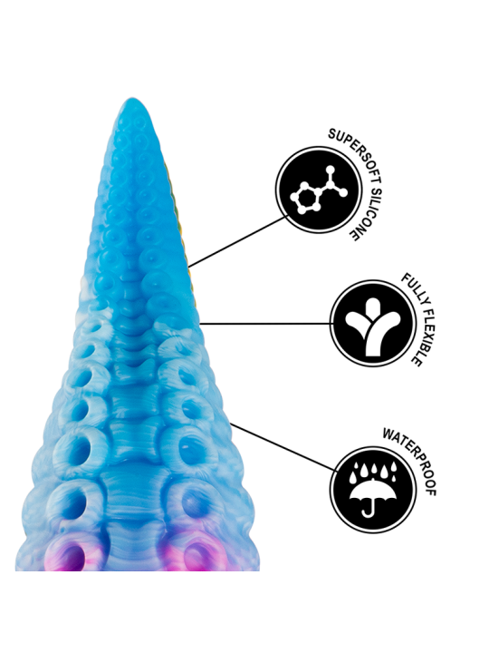 EPIC - PHORCYS DILDO TENTÁCULO AZUL TAMAÑO PEQUEÑO