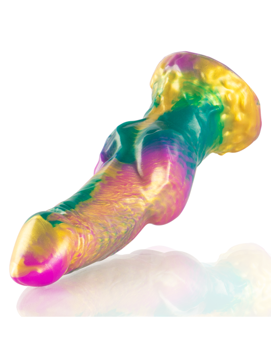 EPIC - IRIS DILDO CON TESTÍCULOS ARCOÍRIS DE PLACER