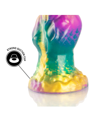 EPIC - IRIS DILDO CON TESTÍCULOS ARCOÍRIS DE PLACER