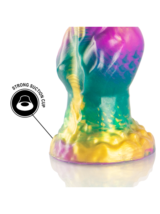EPIC - IRIS DILDO CON TESTÍCULOS ARCOÍRIS DE PLACER