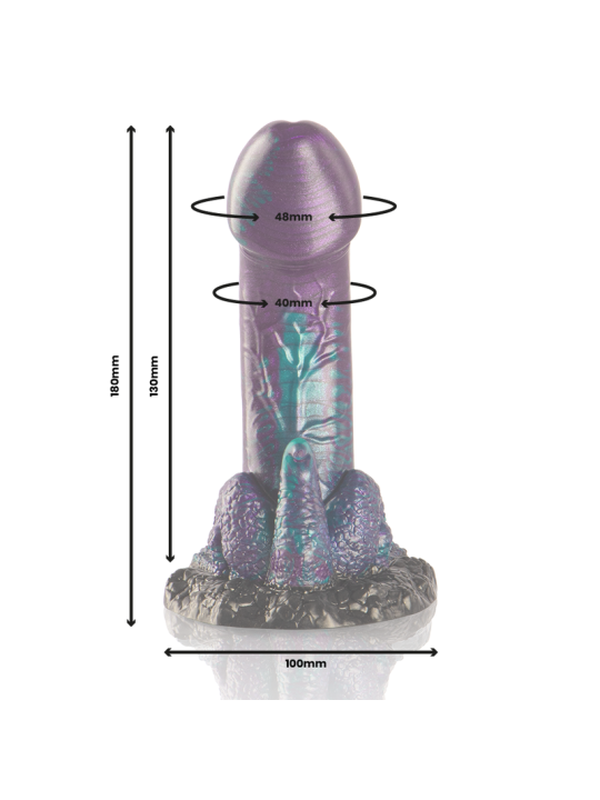 EPIC - BASILISK DILDO DOBLE PLACER ESCAMOSO TAMAÑO PEQUEÑO
