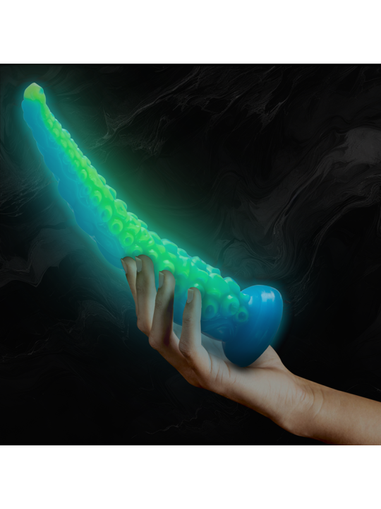 EPIC - SCYLLA DILDO TENTÁCULO FINO FLUORESCENTE TAMAÑO GRANDE