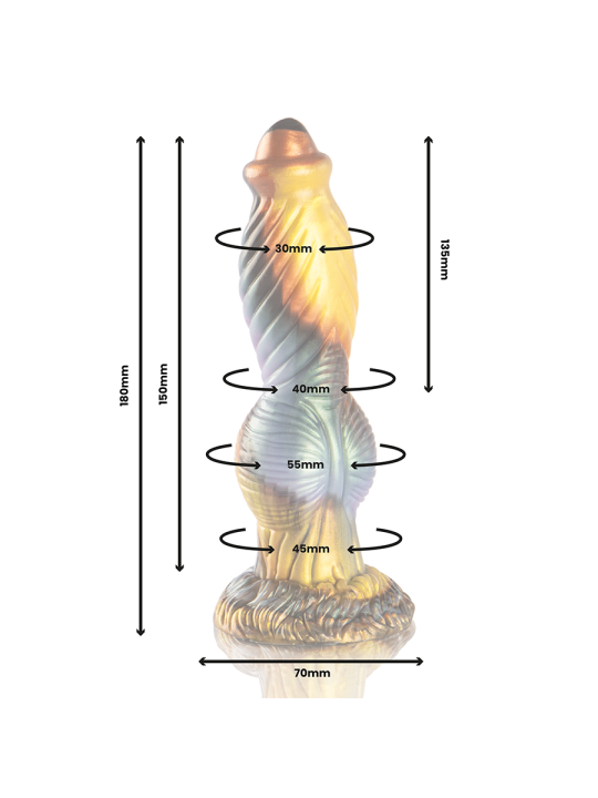EPIC - PHOENIX DILDO EL RESURGIR DEL PLACER RECARGABLE CONTROL REMOTO