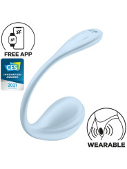 SATISFYER - SMOOTH PETAL ESTIMULADOR PUNTO G CELESTE APP GRATUITA