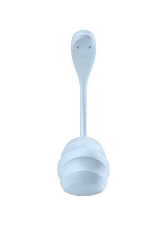 SATISFYER - SMOOTH PETAL ESTIMULADOR PUNTO G CELESTE APP GRATUITA