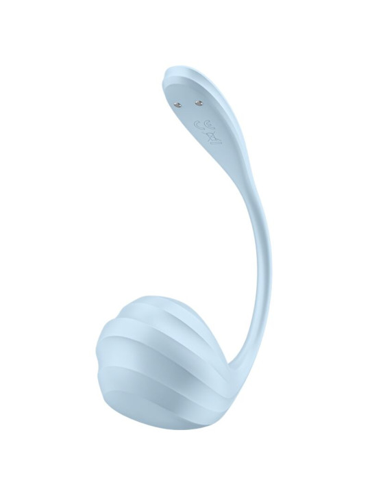 SATISFYER - SMOOTH PETAL ESTIMULADOR PUNTO G CELESTE APP GRATUITA