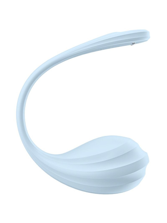 SATISFYER - SMOOTH PETAL ESTIMULADOR PUNTO G CELESTE APP GRATUITA