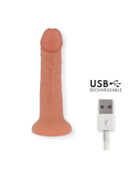 ONINDER - LARGE BOGOTÁ DILDO VIBRADOR 9 VELOCIDADES NATURAL 22 CM -O- 4.5 CM - APP GRATUITA