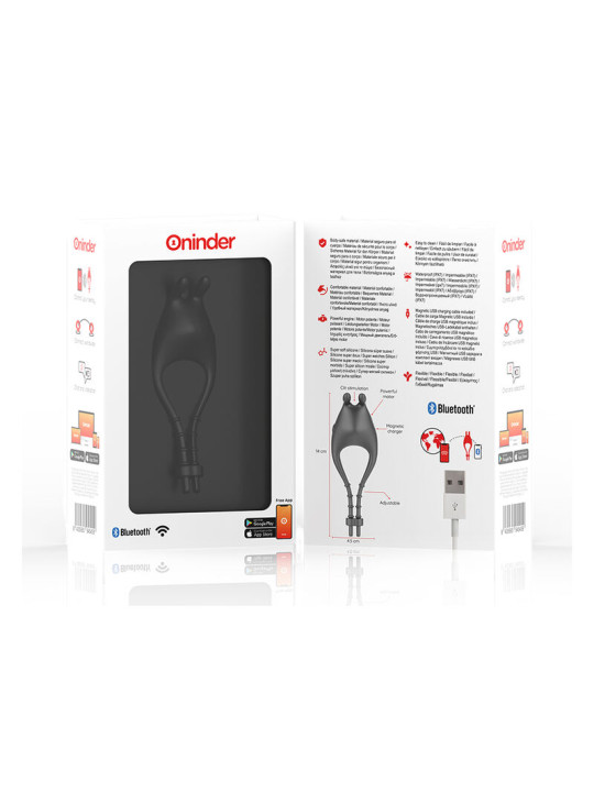 ONINDER - PAMPA ANILLO VIBRADOR AJUSTABLE Y MULTIPOSICION - APP GRATUITA