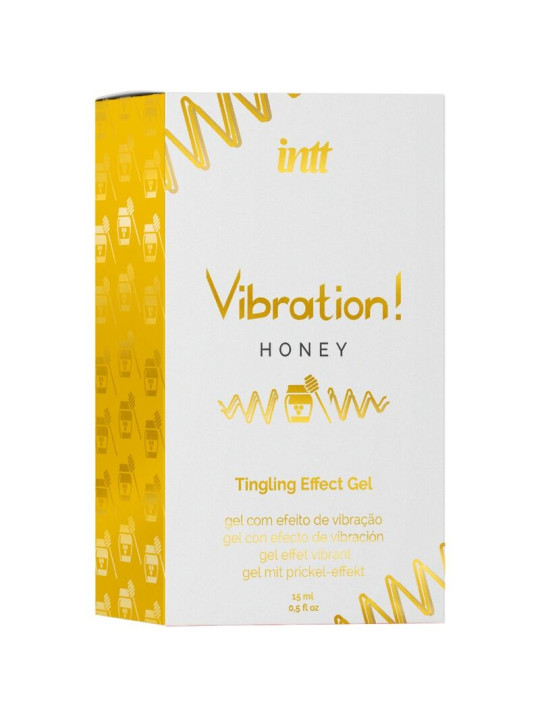 INTT - POTENTE ESTIMULANTE ÍNTIMO GEL VIBRADOR LIQUIDO MIEL 15 ML