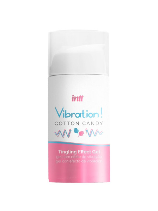 INTT - POTENTE ESTIMULANTE ÍNTIMO GEL VIBRADOR LÍQUIDO ALGODÓN DE AZÚCAR 15 ML