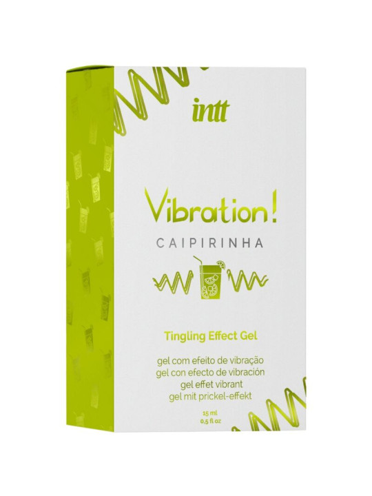 INTT - POTENTE ESTIMULANTE ÍNTIMO GEL VIBRADOR LIQUIDO CAIPIRINHA 15 ML