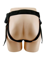 PRETTY LOVE - MARION HARNESS BRIEFS UNIVERSAL CON DILDO VIBRACIÓN 19 CM MULATO